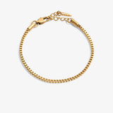 Square Chain Bracelet - Gold ( for him )