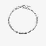 Cuban Chain Bracelet - Silver ( for her )