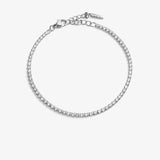 Tennis Chain Bracelet - Silver
