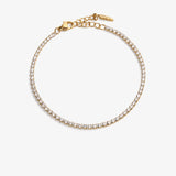 Tennis Chain Bracelet - Gold