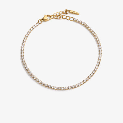 Tennis Chain Bracelet - Gold