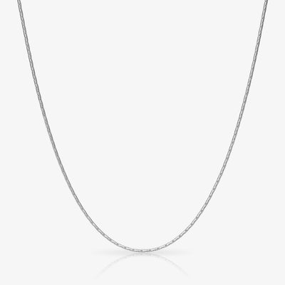 Wire Chain Necklace - Silver