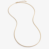 Wire Chain Necklace - Gold