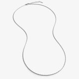 Wire Chain Necklace - Silver