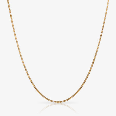 Square Chain Necklace - Gold ( for him )