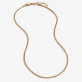 Square Chain Necklace - Gold ( for him )