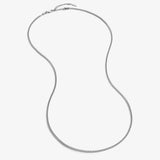 Square Chain Necklace - Silver ( for her )
