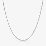 Cuban Chain Necklace - Silver ( for her )