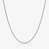 Cuban Chain Necklace - Silver ( for him )