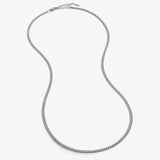 Cuban Chain Necklace - Silver ( for him )