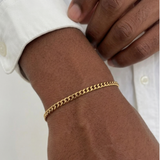 Cuban Chain Bracelet - Gold ( for him )