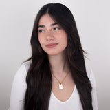 Custom Necklace Handwriting - Gold