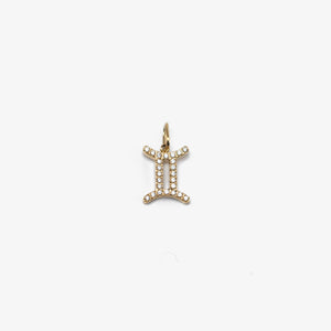 Charm Zicornia  Zodiac Gemini - Gold