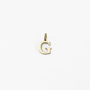 Charm Initial G -Gold