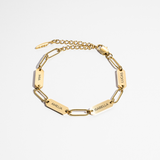 Bracciale Clip 4 Piastre - Gold