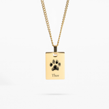 Collana personalizzata con scritta a mano - Gold