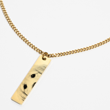 Individuell gestaltete Halskette mit Augenmotiv Gold
