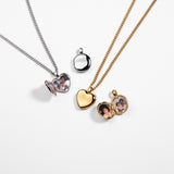 Collana con ciondolo a cuore – Silver