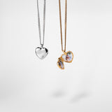 Collana con ciondolo a cuore – Silver
