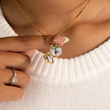 Heart Locket Necklace - Gold