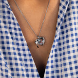 Collana con ciondolo a cuore – Silver