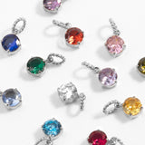 Birthstone Round - Silver