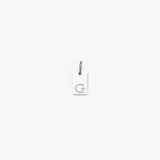 Initial Square - Silver