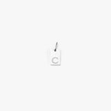 Initial Square - Silver