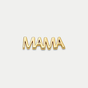 Glass Locket Charm — Mama