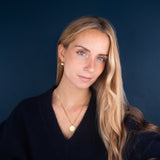 Custom Zicornia Round Necklace - Image - Gold (memorial)