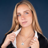 Custom Round Necklace - Outline