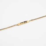 Maßgefertigtes Zirkonia-Armband – Augen – Gold