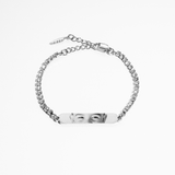 Maßgefertigtes Zirkonia-Armband – Augen – Silver