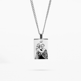 Collana personalizzata con immagine di animale domestico - Silver