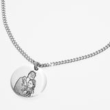 Custom Round Necklace - Outline