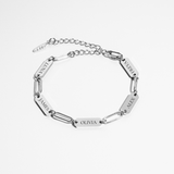 Bracciale Clip 5 Piastre - Silver