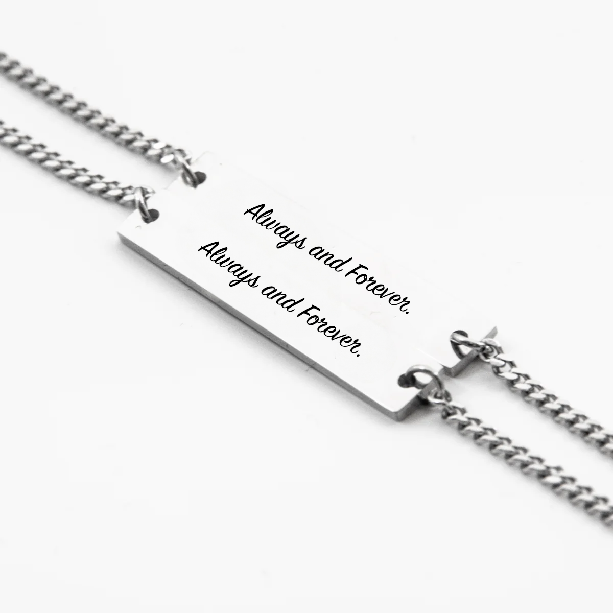 Duo Custom Bracelet - Text