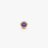 Glass Locket Charm — Birthstone