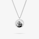 Collana rotonda con zirconi personalizzata - Immagine - Silver