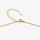 Custom Necklace Star Map - Gold