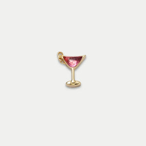Glass Locket Charm — Cocktail