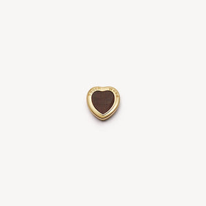 Glass Locket Charm — Touch Wood Heart