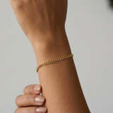 Cuban Chain Bracelet - Gold ( for her )