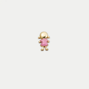 Glass Locket Charm — Girl