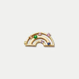 Ciondolo per medaglione di vetro: arcobaleno